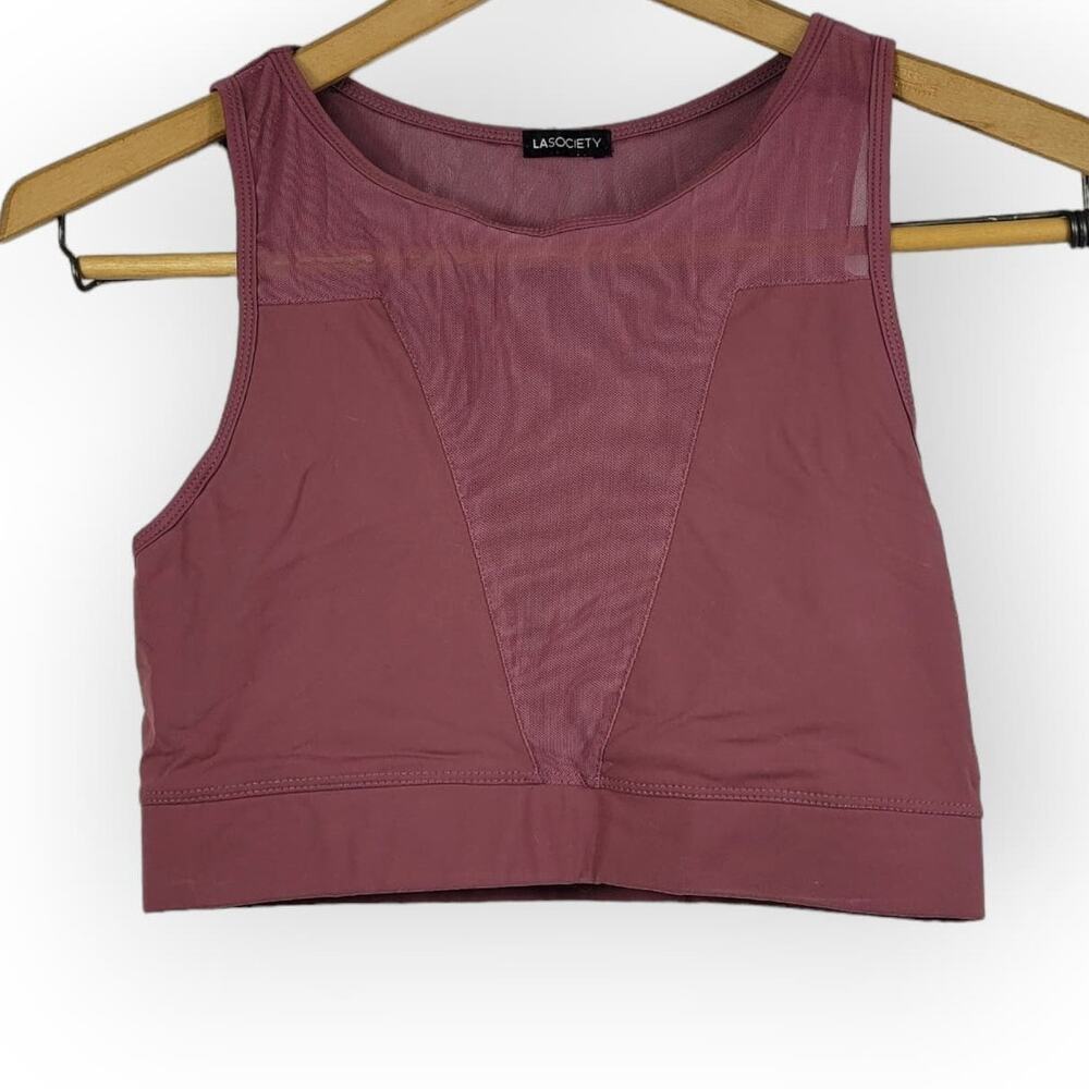 La Society Elite Sports Bra Mesh Detail X Small Athleisure Active Wear Sporty
